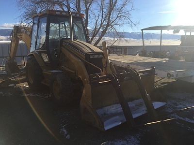 Cat 416B backhoe small